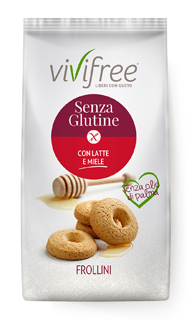 Vivifree Senza Glutine Frollino con Latte E Mieie 45g